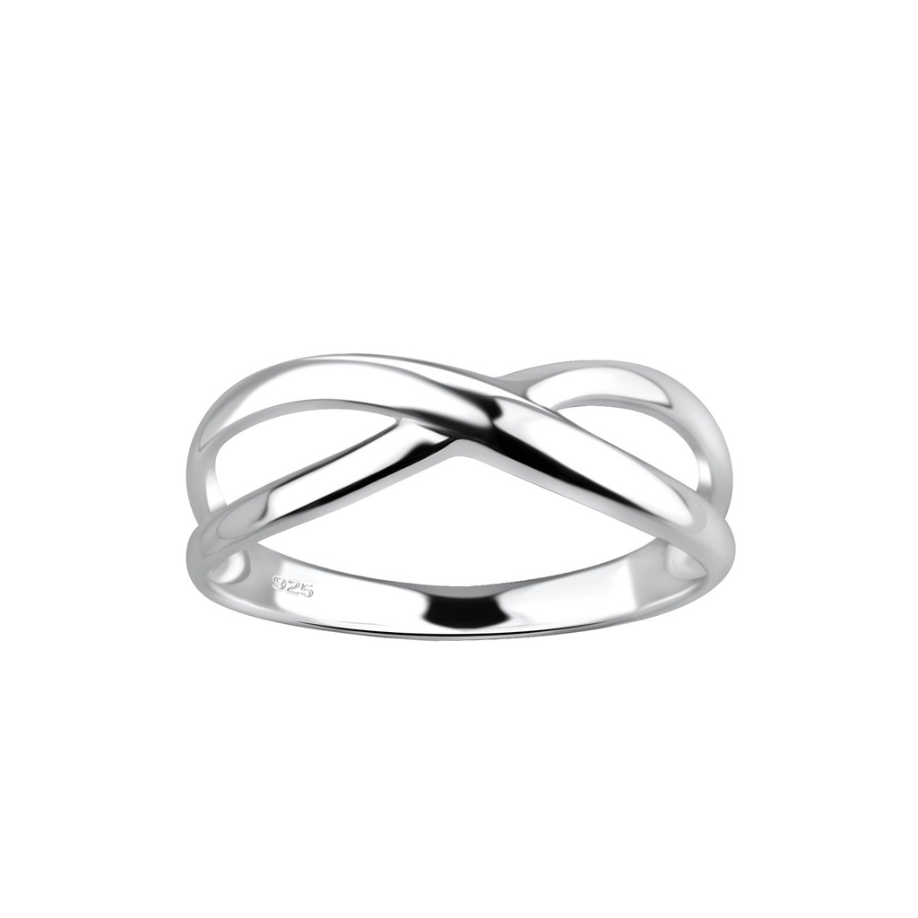 Bague torsadée en argent