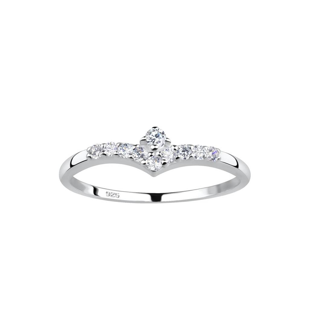 Bague géométrique en argent