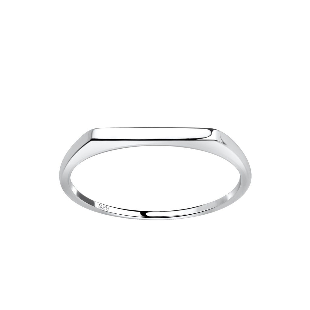Bague barre en argent