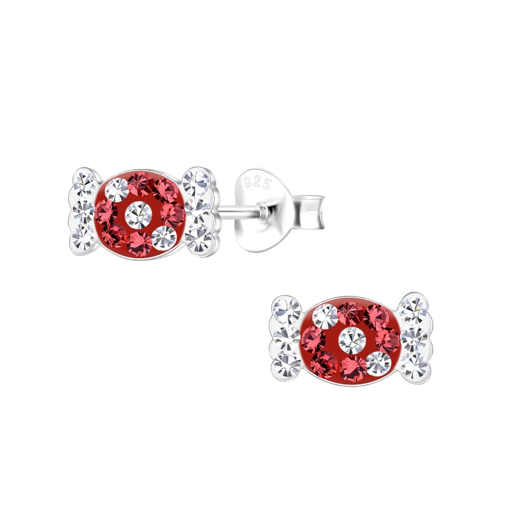 Silver Candy Stud Earrings