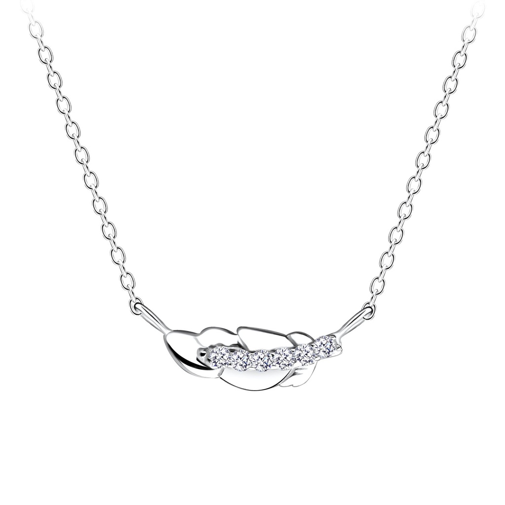 Silver Feather Necklace