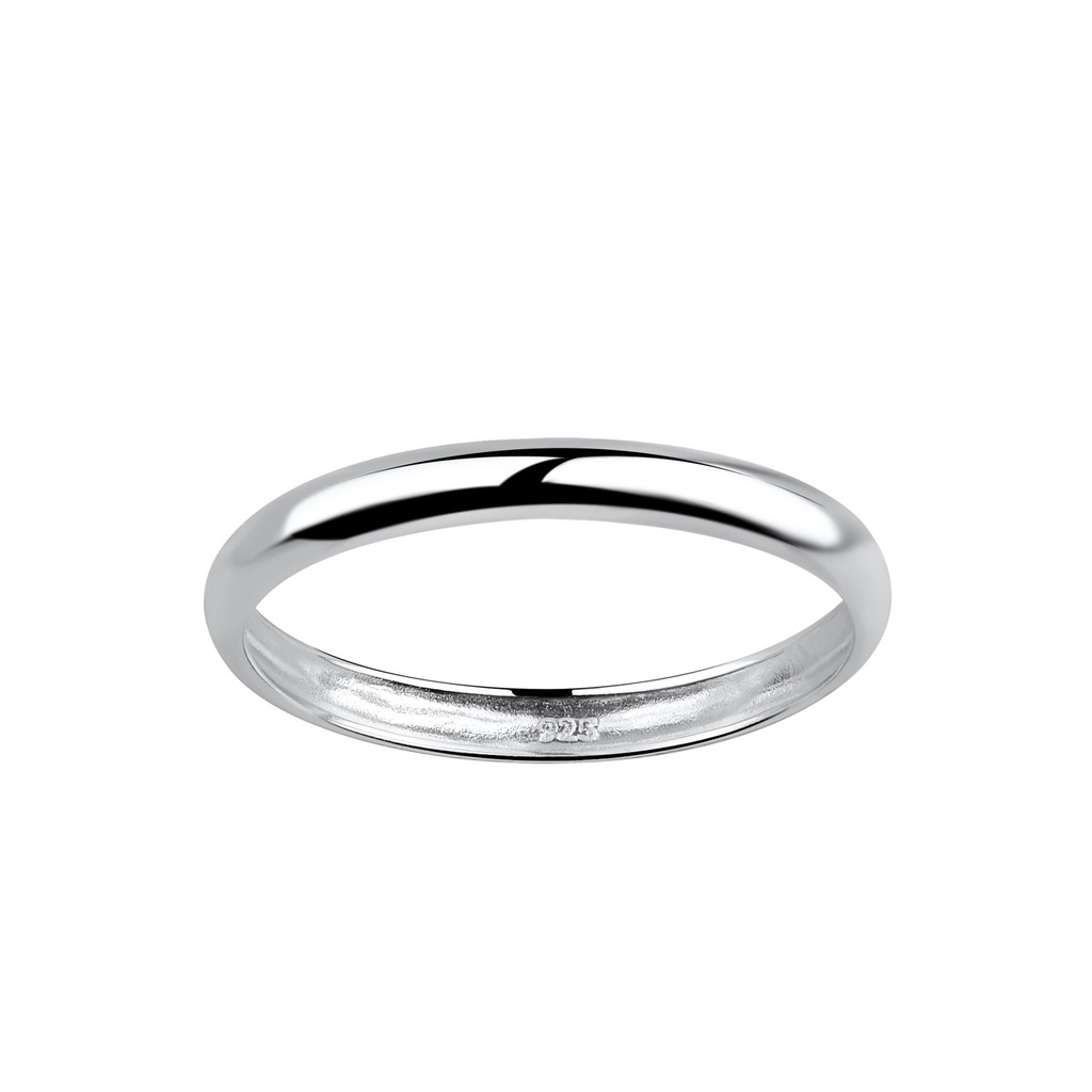 [10024208] 2.4mm Silver Band Ring (EU 52 / US 6)