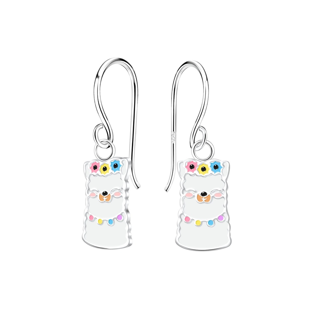 Silver Llama Earrings