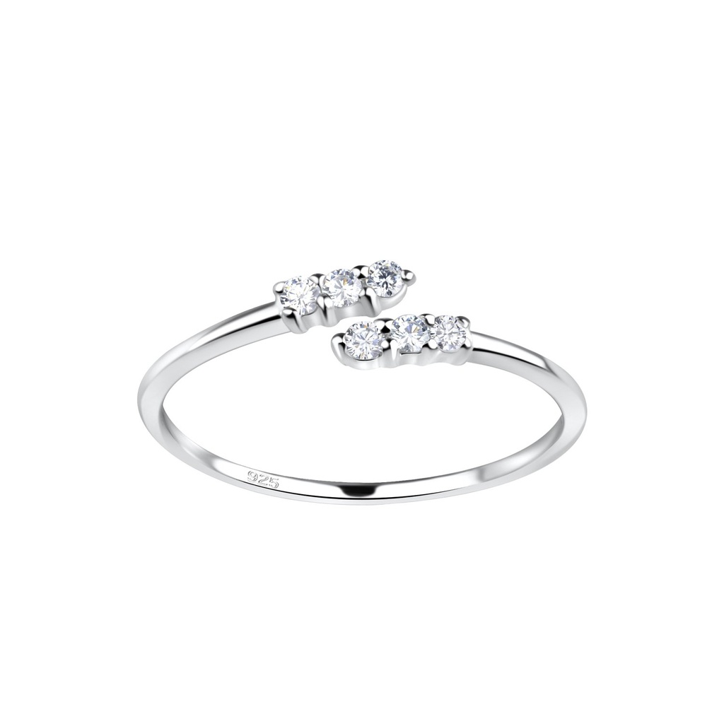 Bague ouverte en argent