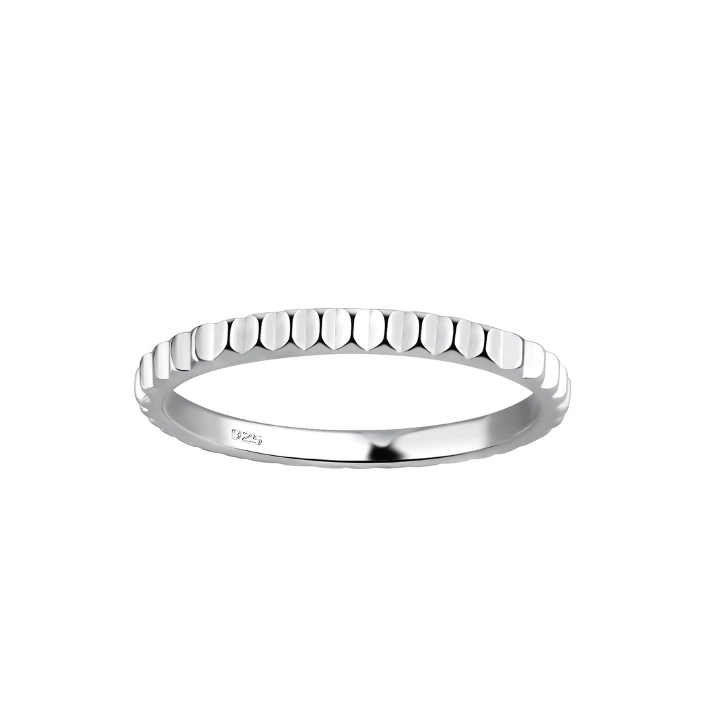 Silver Pattern Ring