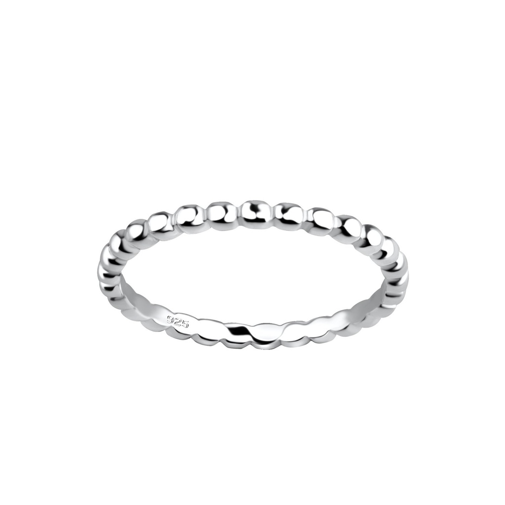 Bague motif en argent