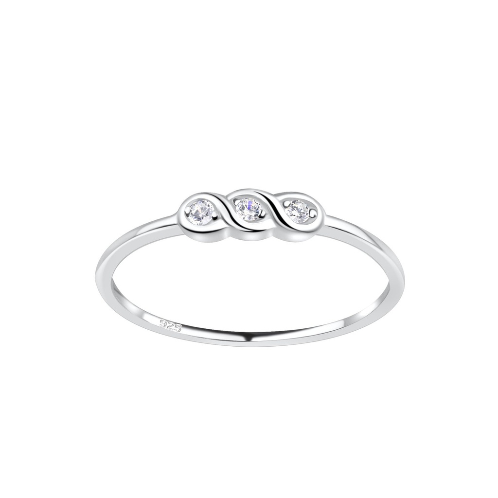 [10024218] Silver Infinity Ring (EU 52 / US 6)