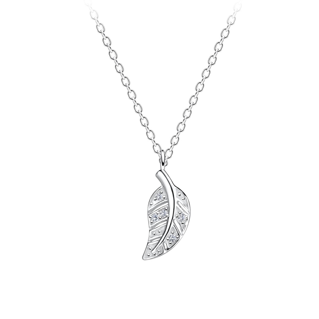 Silver Leaf Necklace