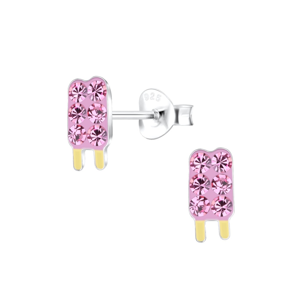 [10022788] Puces d'oreilles glace en argent