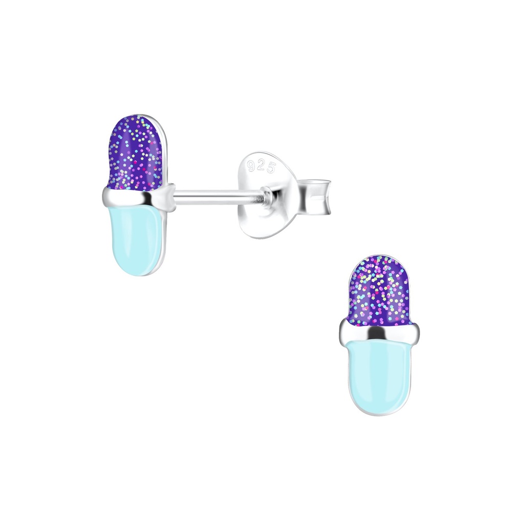 Puces d'oreilles microphone en argent