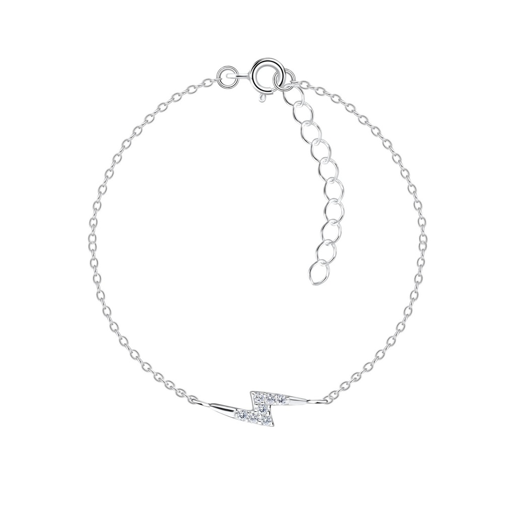 Bracelet éclair en argent