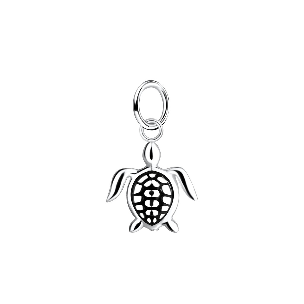 [10017583] Silver Turtle Pendant