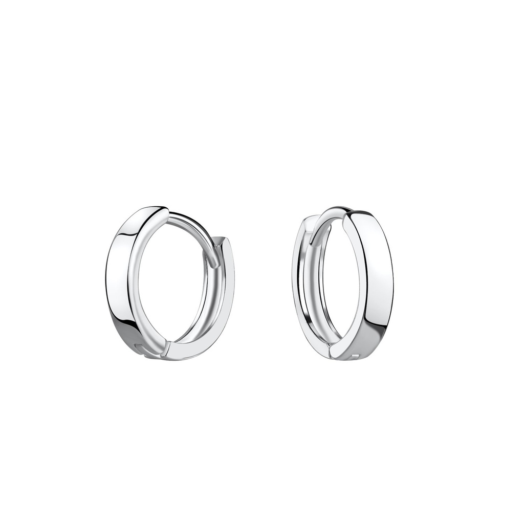 Créoles huggie en argent 10 mm