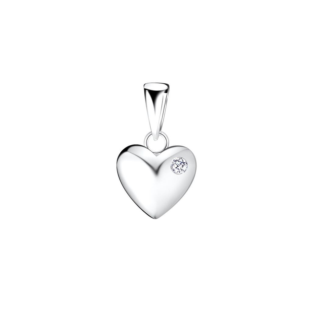 [10014247] Silver Heart Pendant