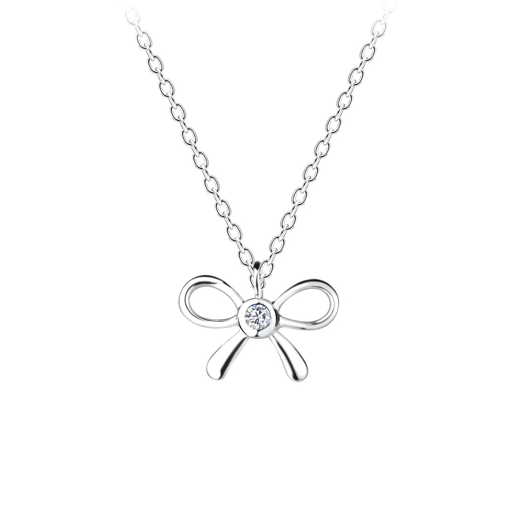 [10021931] Collier nœud en argent