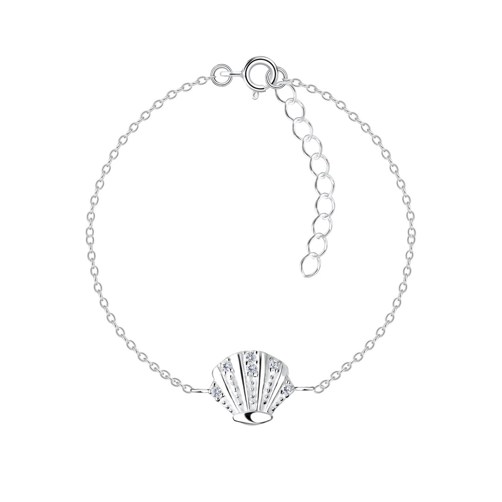 Bracelet coquillage en argent