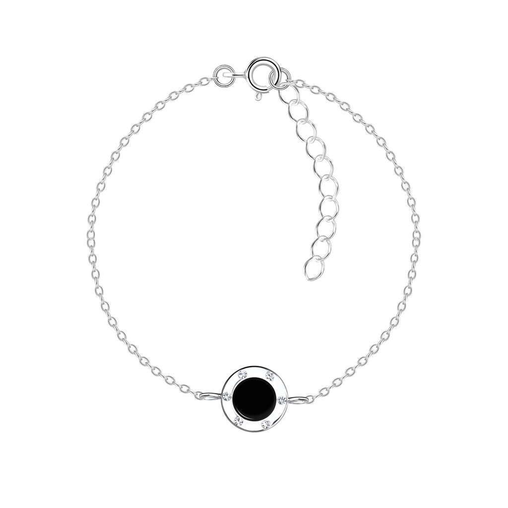 Bracelet rond en argent