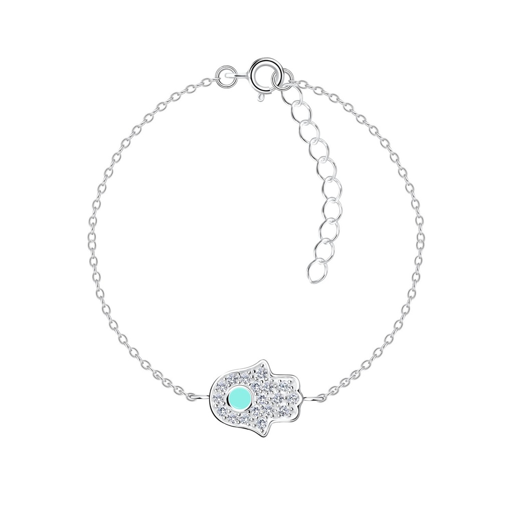 Silver Hamsa Bracelet
