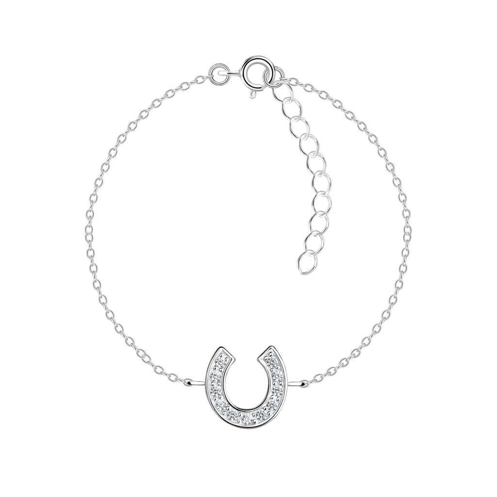 Bracelet fer à cheval en argent