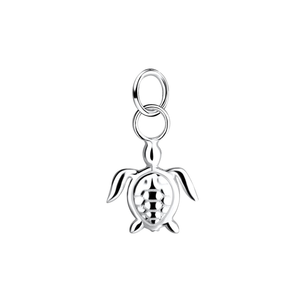 [10020616] Pendentif tortue en argent