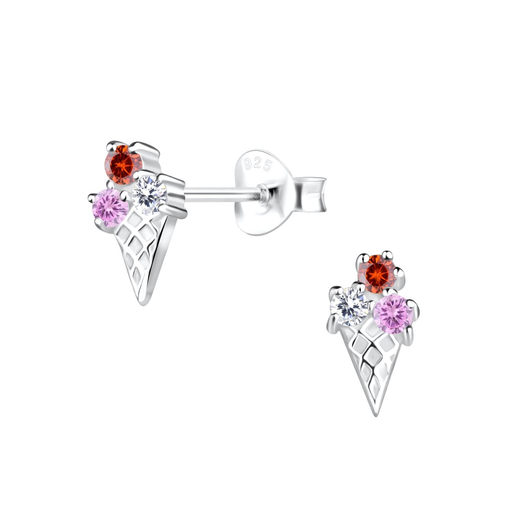 [10022672] Puces d'oreilles glace en argent