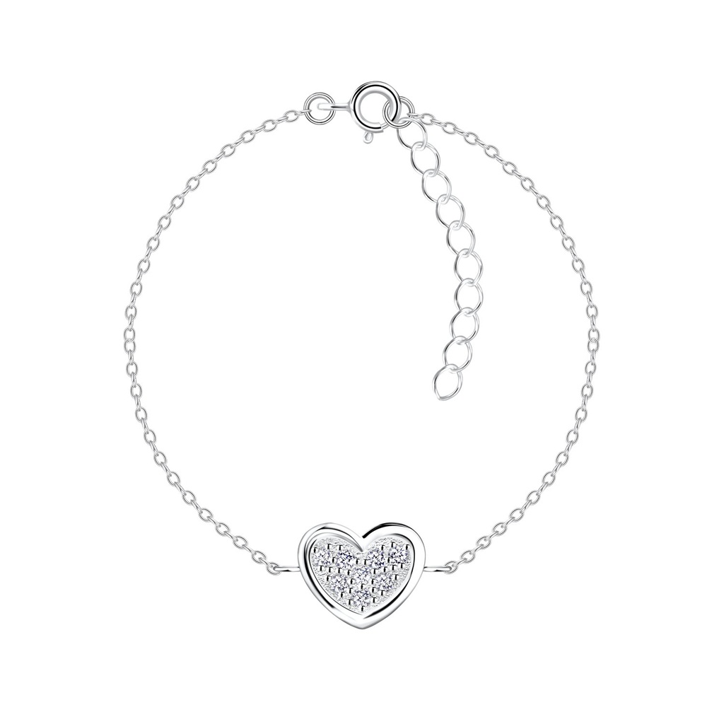 Silver Heart Bracelet
