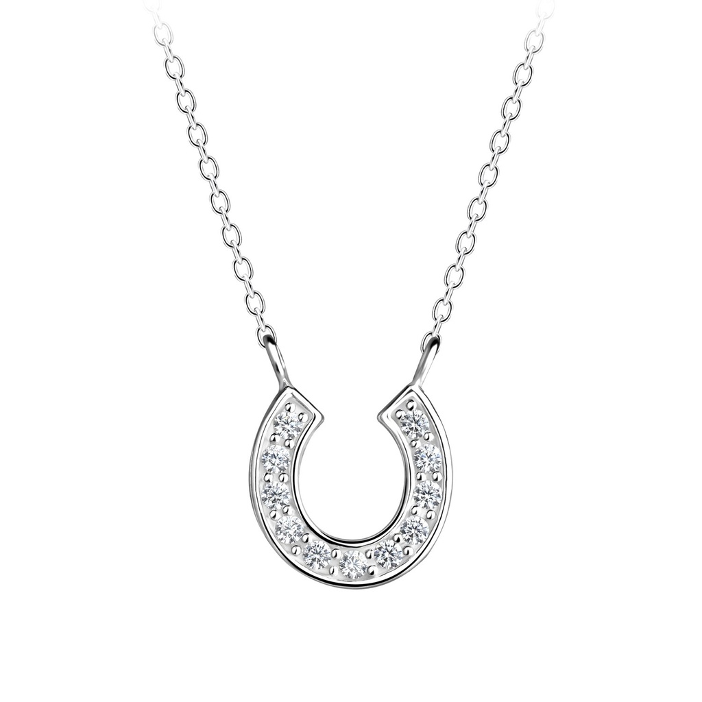 Silver Horseshoe Necklace