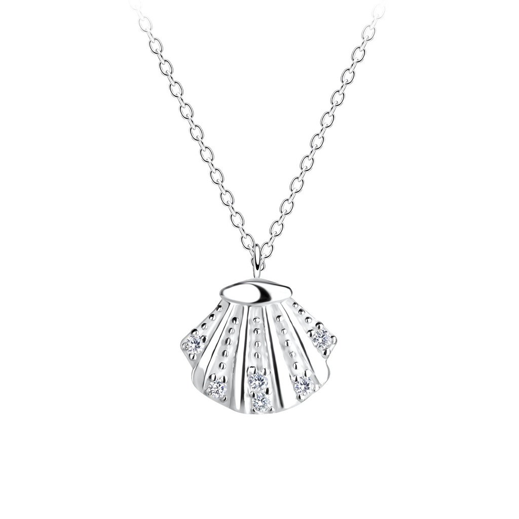 [10022931] Silver Shell Necklace