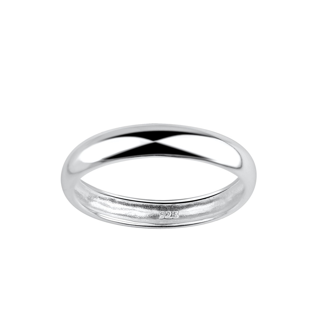 Bague jonc en argent 3.5 mm