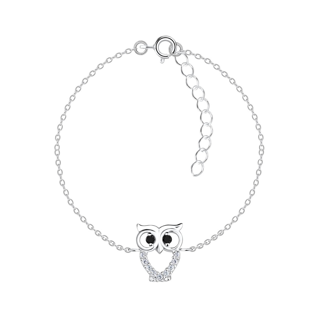 Silver Owl Bracelet