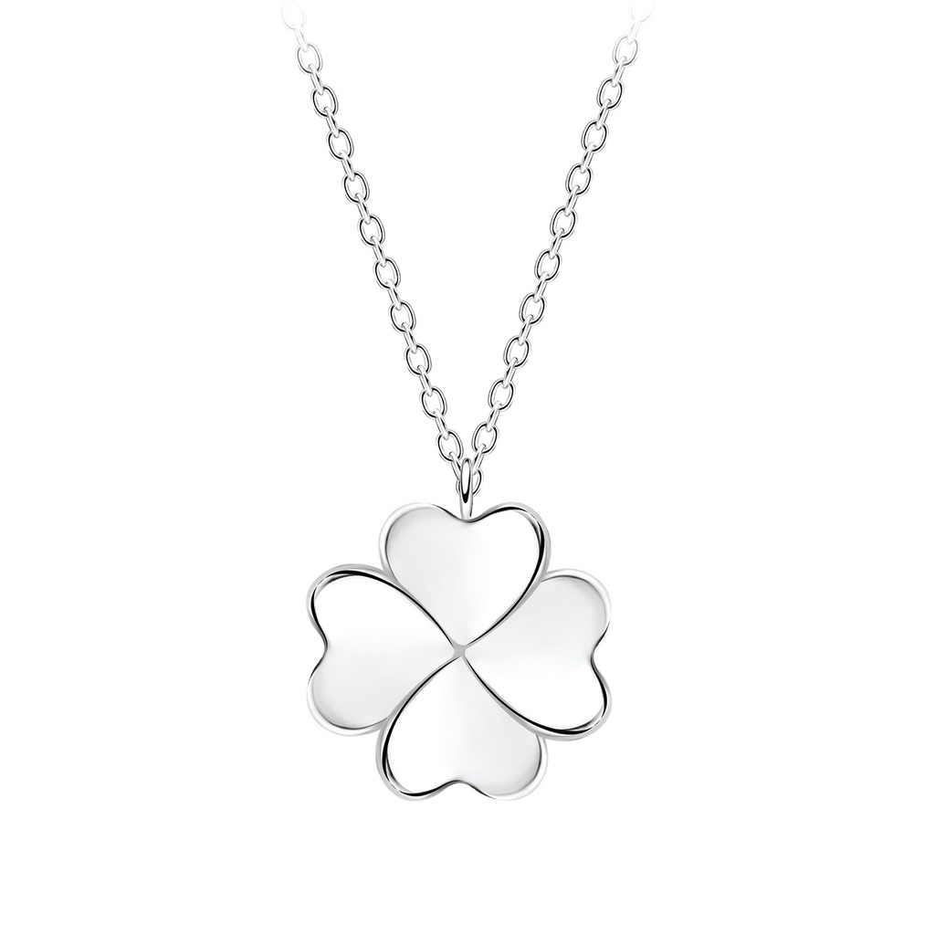 Collier trèfle en argent