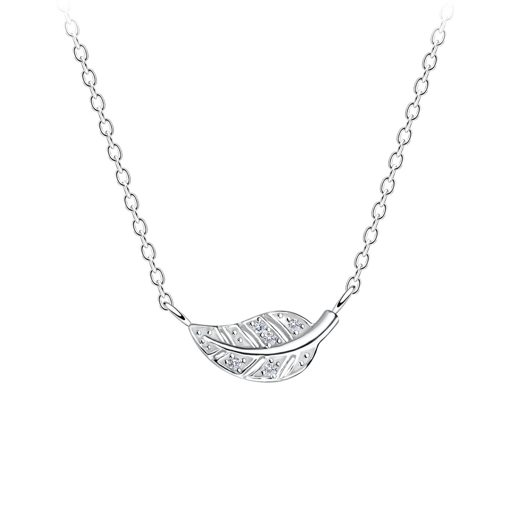 [10023152] Collier feuille en argent