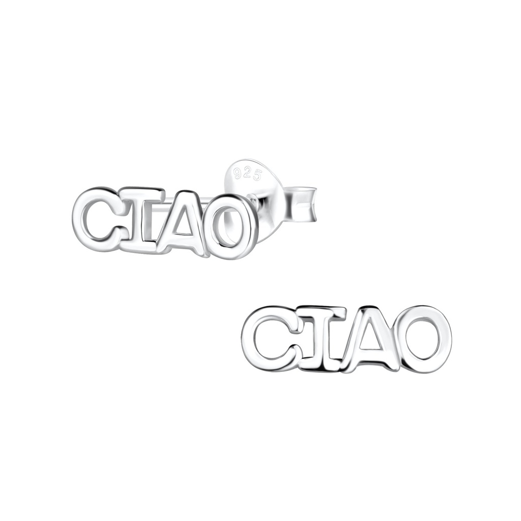 Puces d'oreilles CIAO en argent