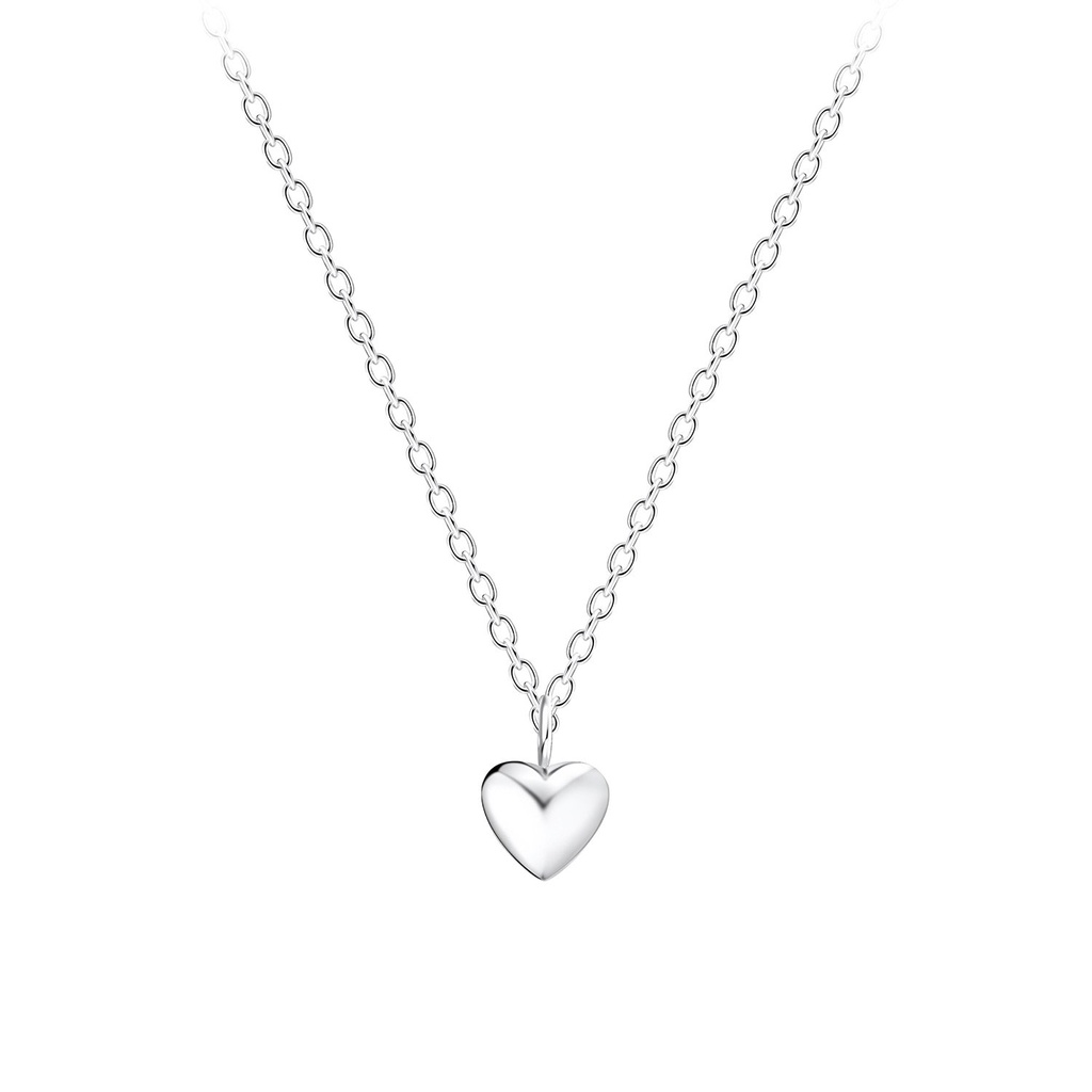 Collier cœur en argent