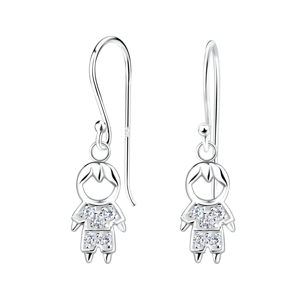 Silver Boy Earrings