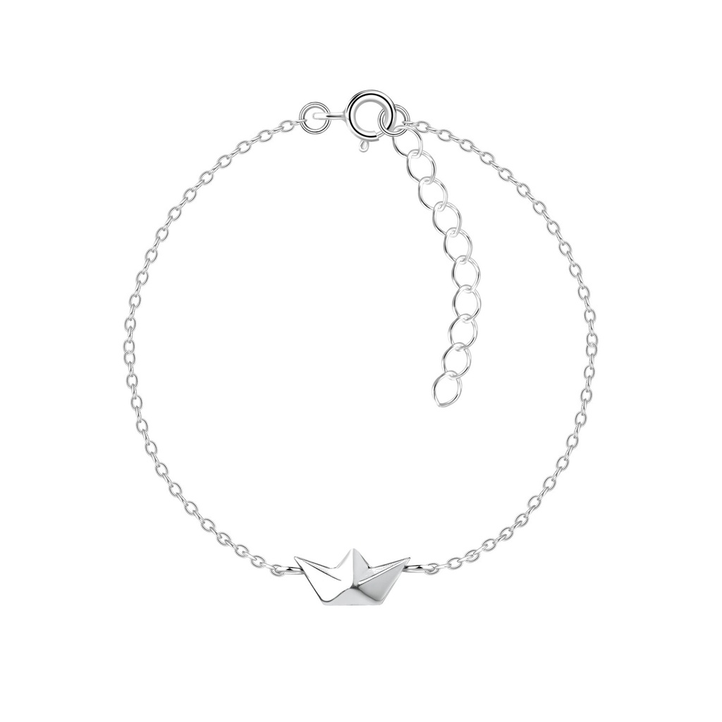 [10011938] Bracelet bateau origami en argent