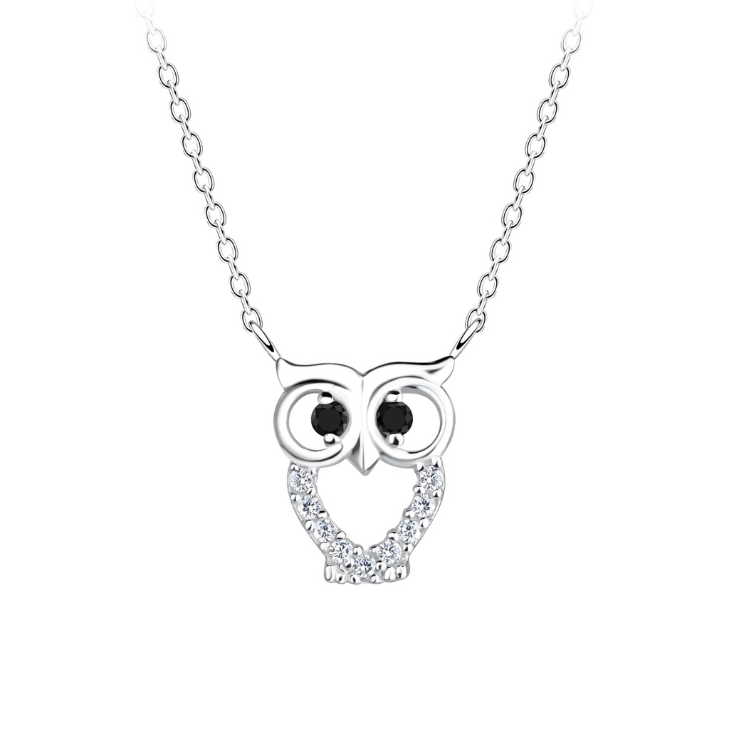 Silver Owl Necklace