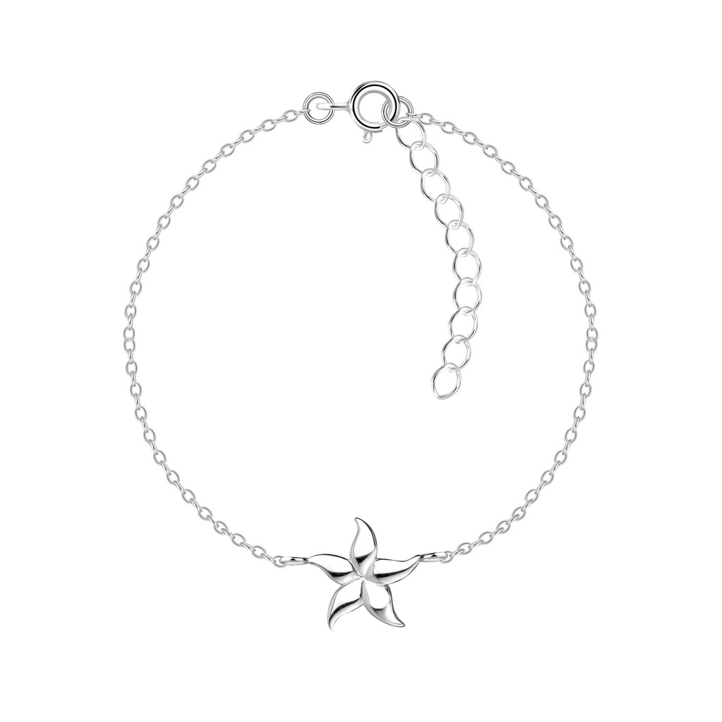 Bracelet étoile de mer en argent