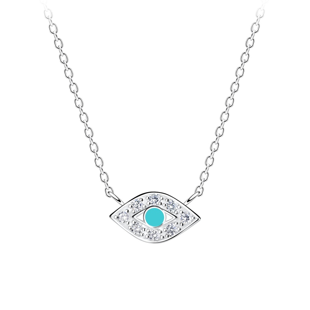Collier œil protecteur en argent