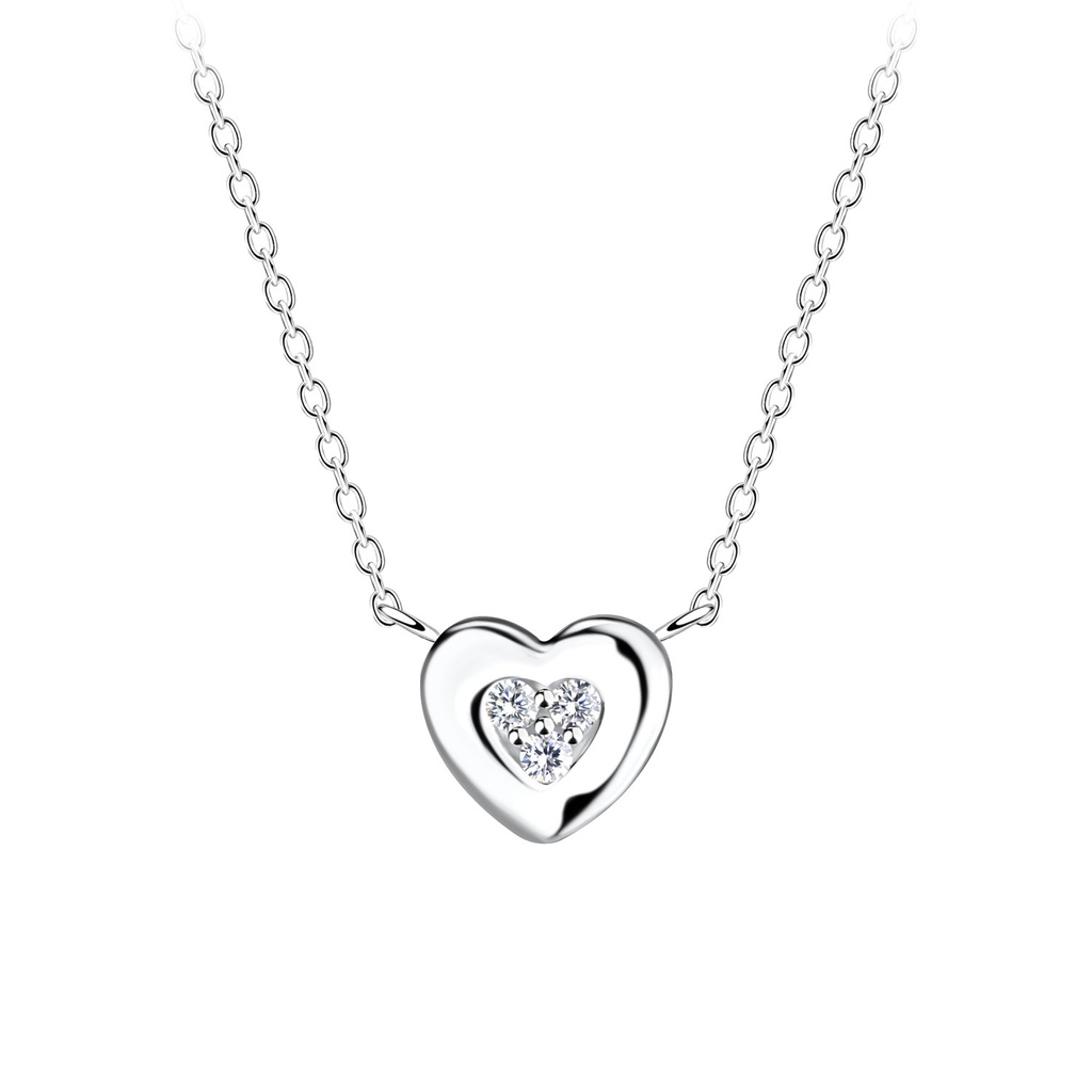 [10022833] Silver Heart Necklace