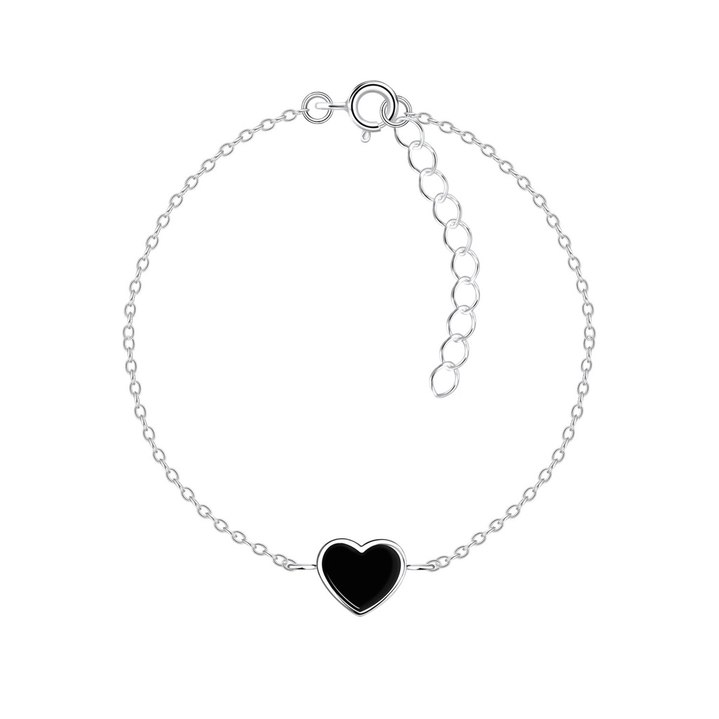 Silver Heart Bracelet