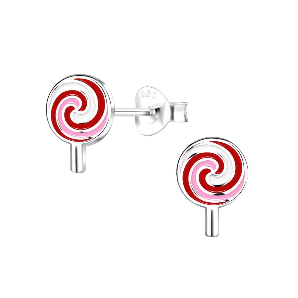 Puces d'oreilles sucette en argent