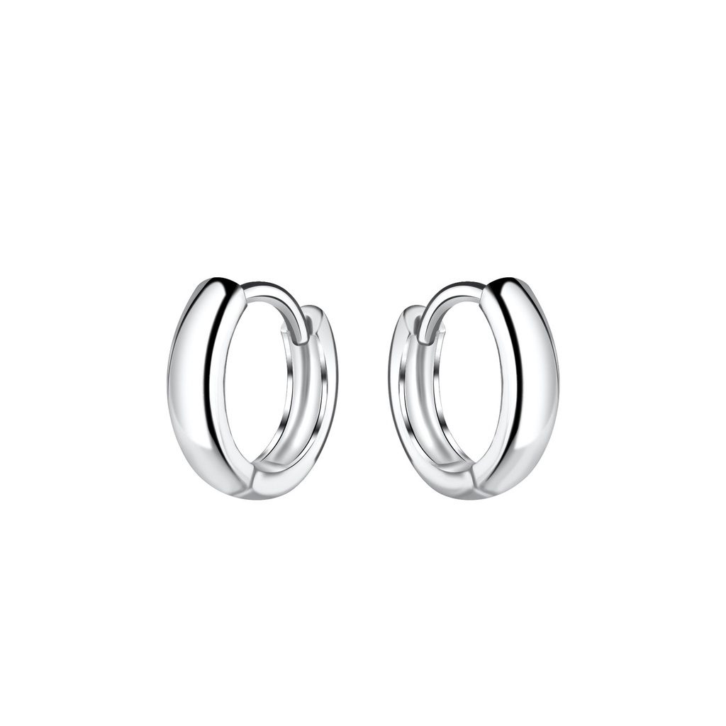 Créoles huggie en argent 10 mm