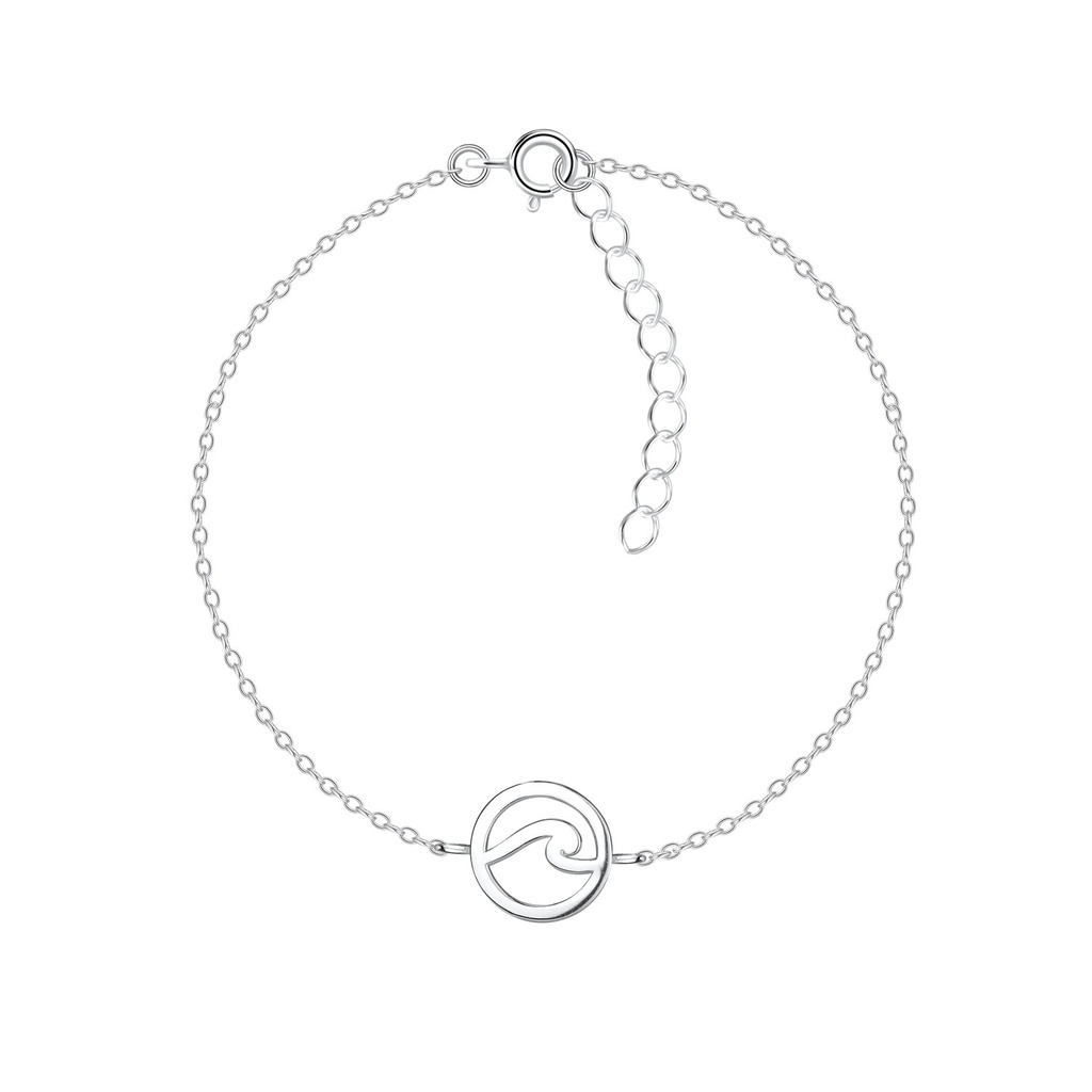 Silver Wave Bracelet