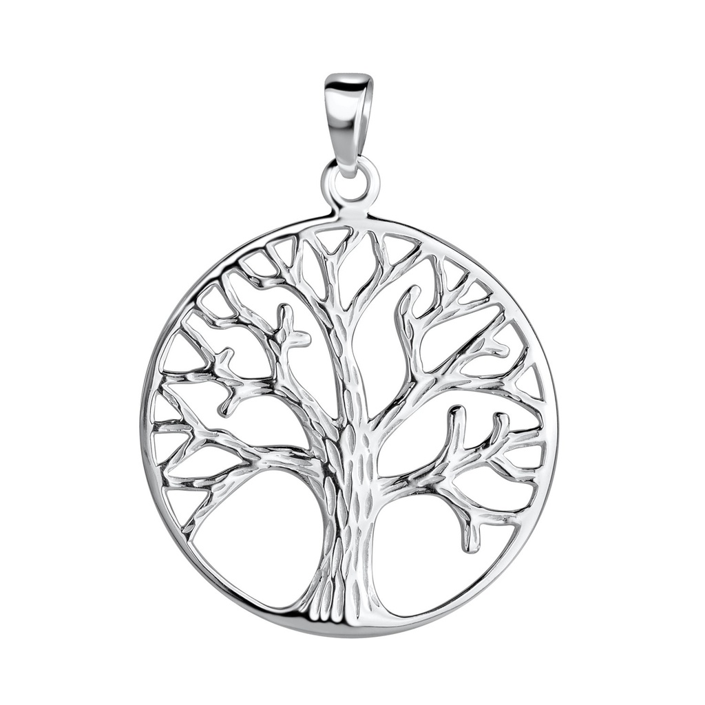 [10022009] Pendentif arbre de vie en argent