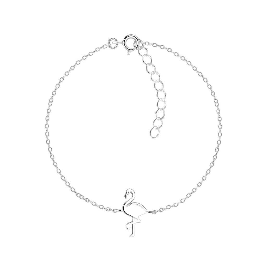 Silver Flamingo Bracelet