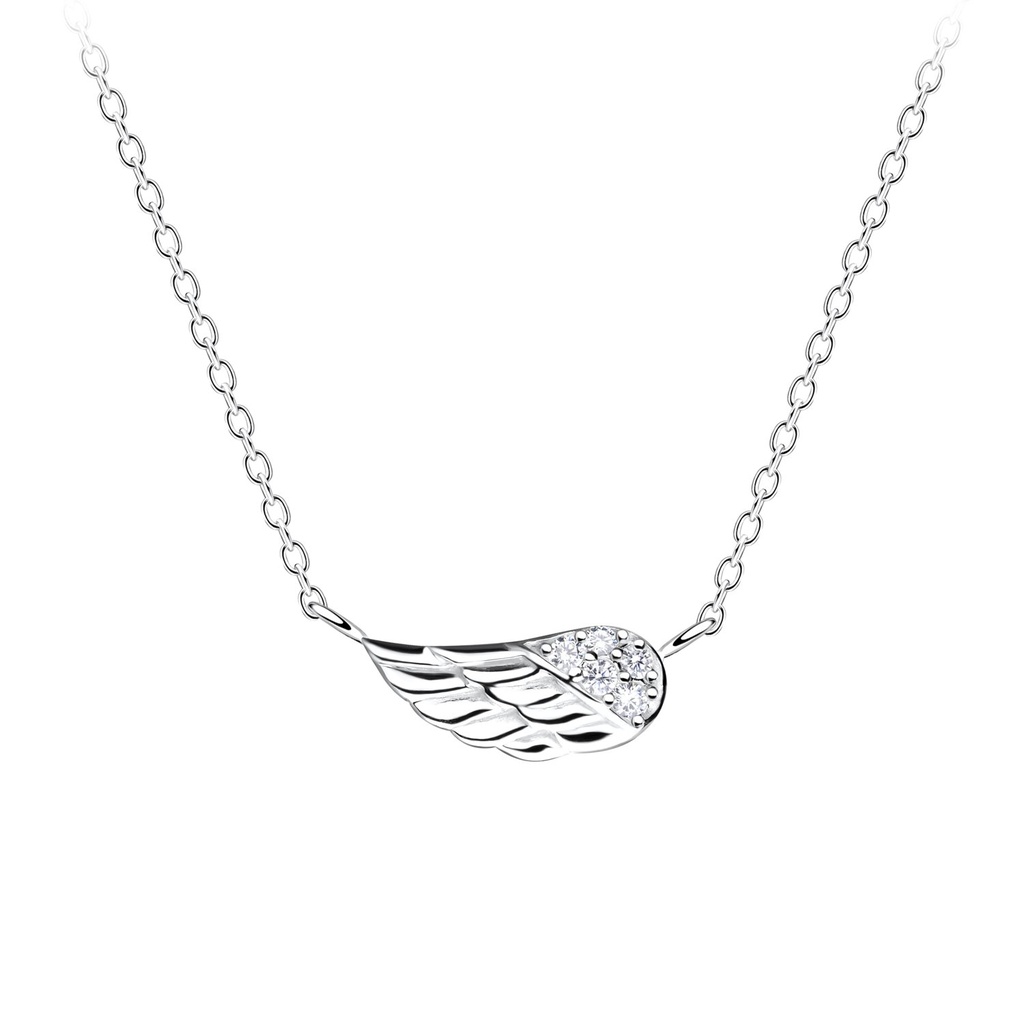 [10021861] Collier aile en argent