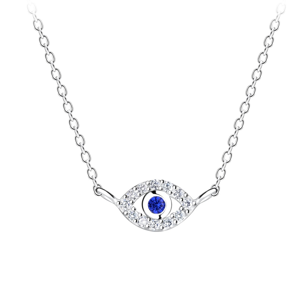 [10021755] Collier œil protecteur en argent