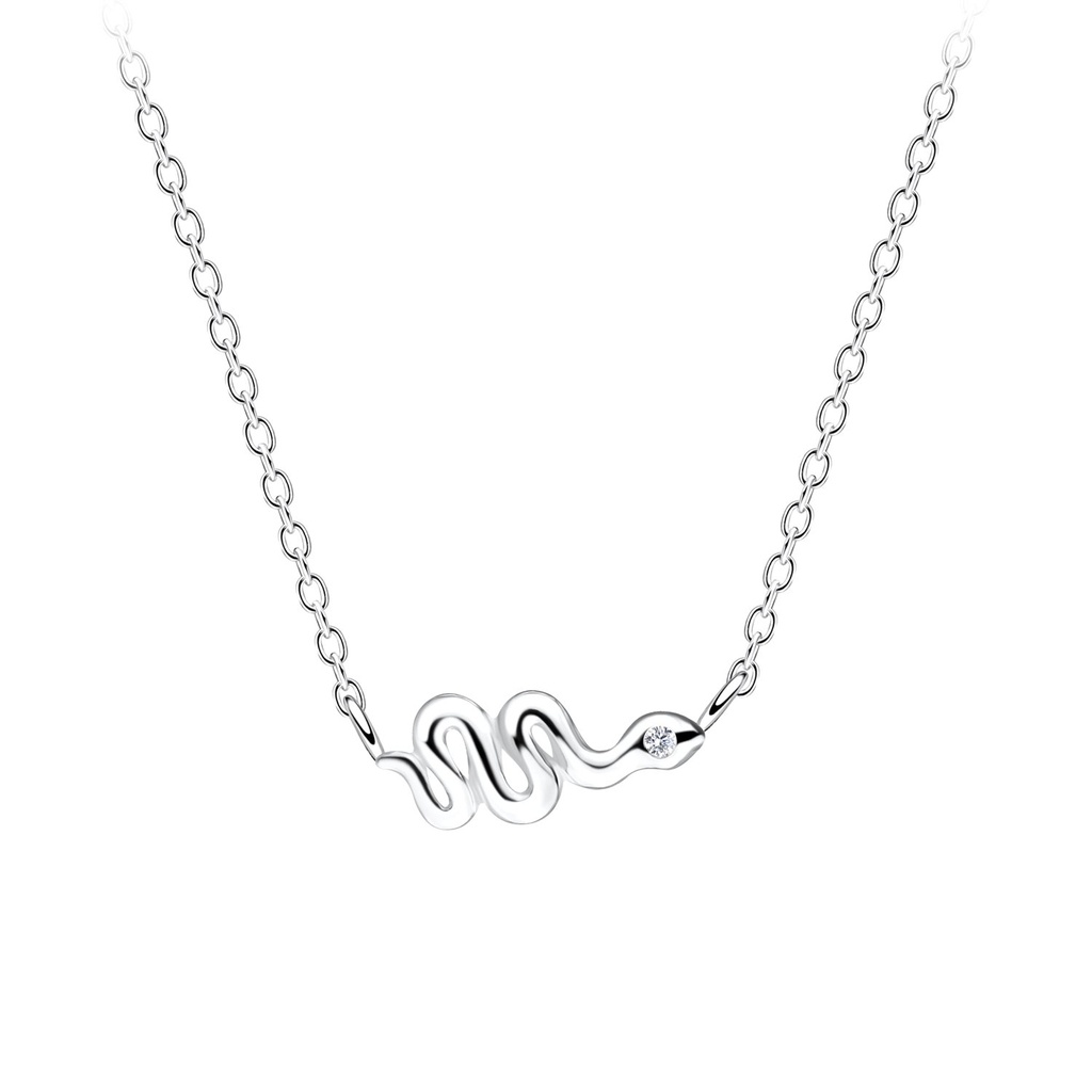 Silver Snake Necklace
