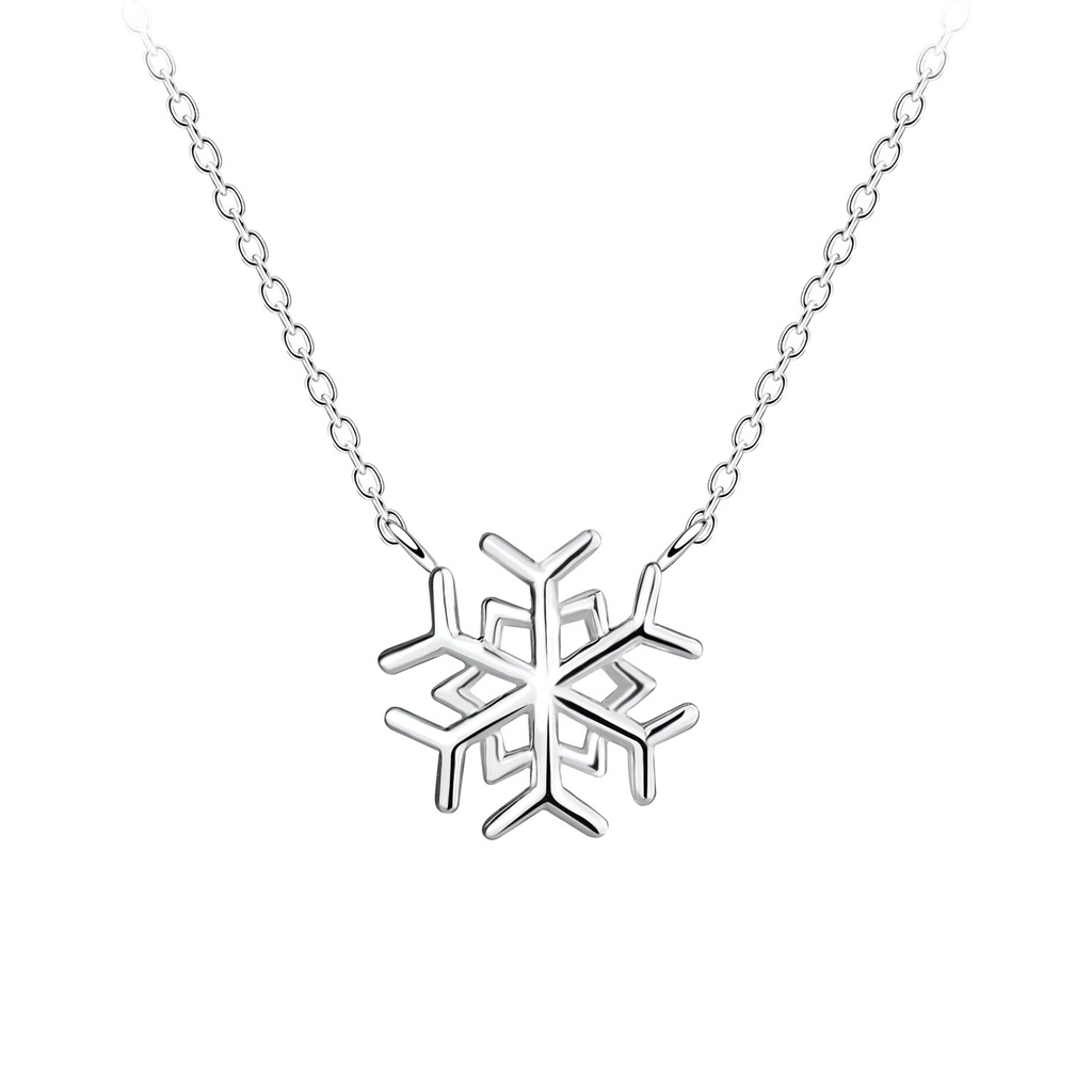 Silver Snowflake Necklace